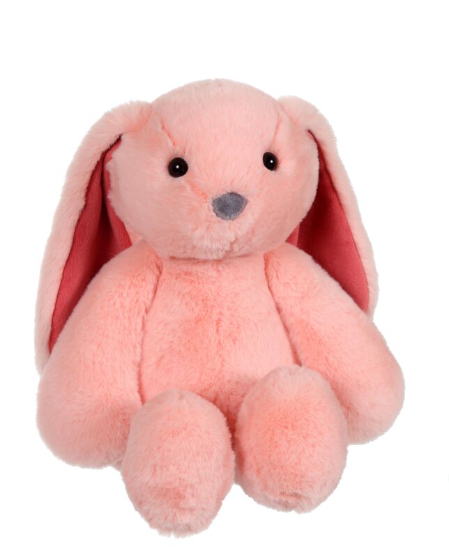  trendy bunny peluche lapin rose 28 cm 